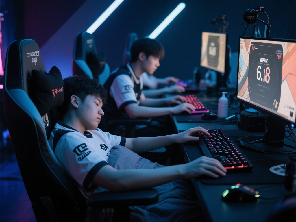 揭秘DB电竞职业选手备赛日常:训练与生活全景解析 电竞职业选手的生活绝不仅仅局限于屏幕和键盘。为了保